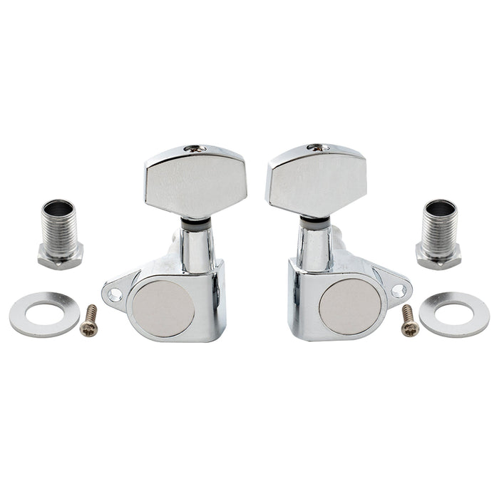 Part of 3r3l 15 1 ratio full sealed machine heads acoustic electric guitar tuners tuning pegs keys with right angle screw mx0708 3mx0709 3