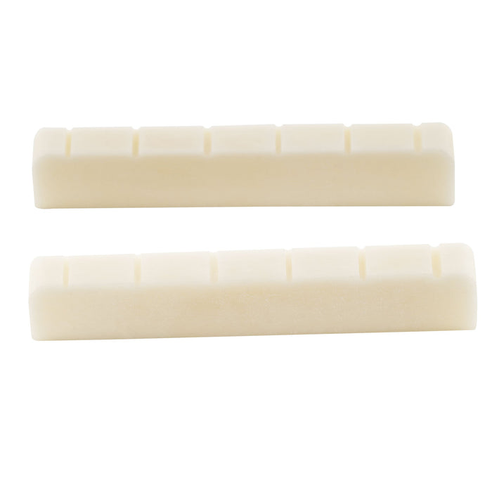 musiclily basic flat bottom slotted 6 string classical guitar bone nut dj 01 dj 03 52x6x9 8 5mm mx0718 2