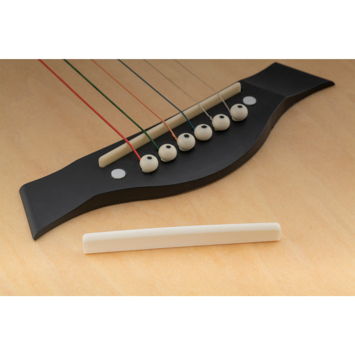 Application of musiclily basic 6 string classical guitar bone saddle dj 02 dj 04 80x3x9 8mm mx0719 2