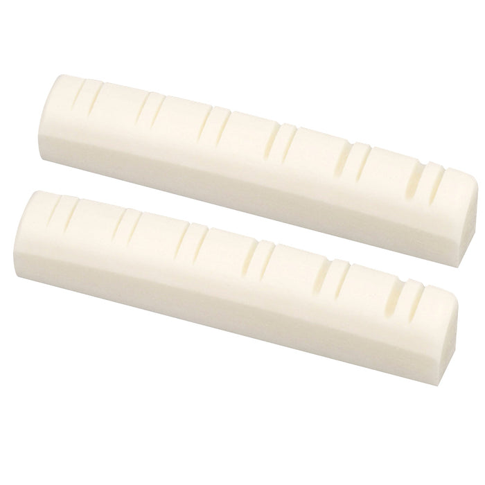 Part of musiclily basic flat bottom slotted bone 12 string acoustic guitar nut 49x6x9 2 8 7mm mx0728 2