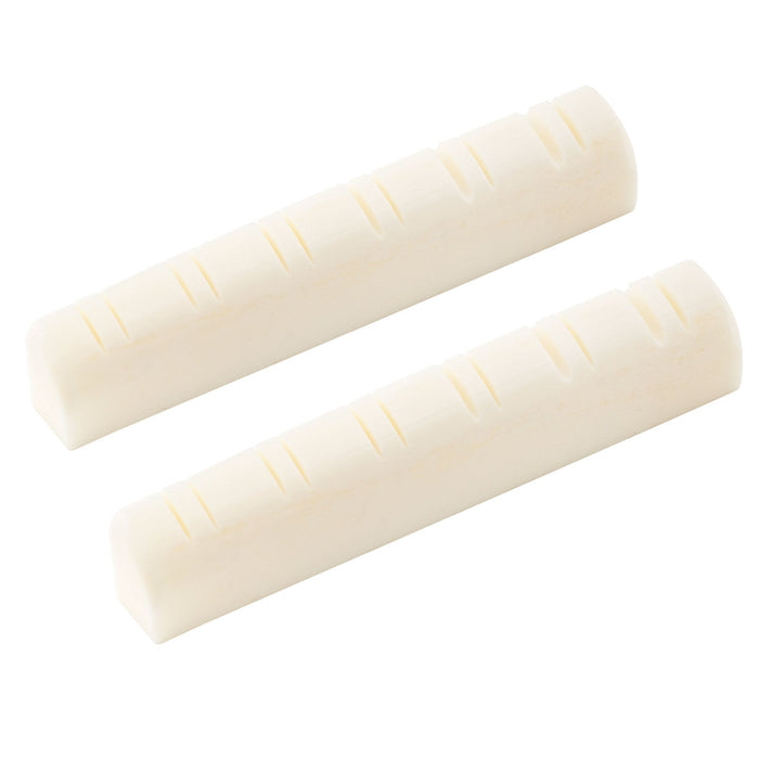 musiclily basic flat bottom slotted bone 12 string acoustic guitar nut 49x6x9 2 8 7mm mx0728 2 details