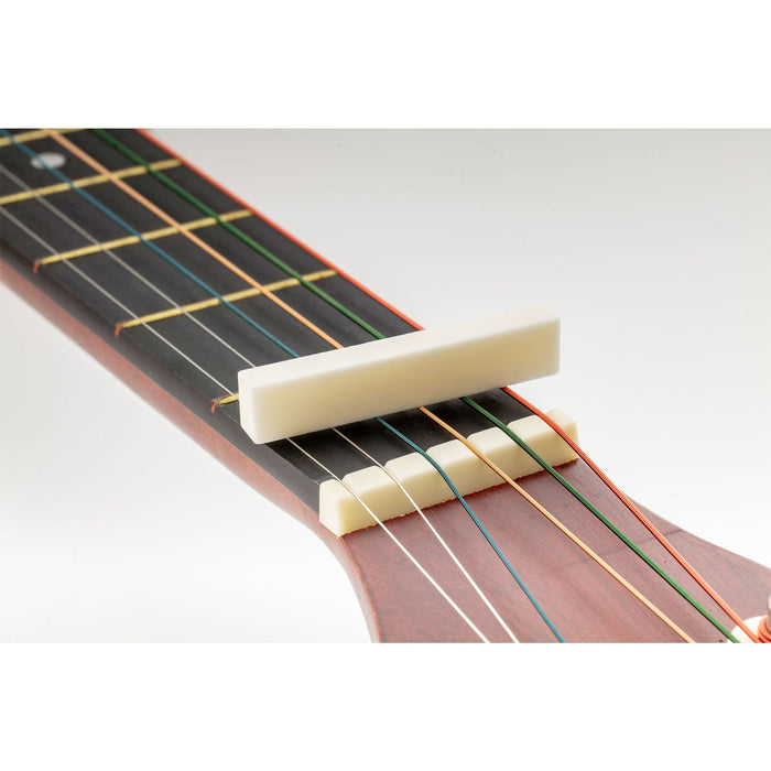 Application of musiclily basic bone guitar nut blank for martin acoustic and classical guitar 52x6x10mm mx0731 2
