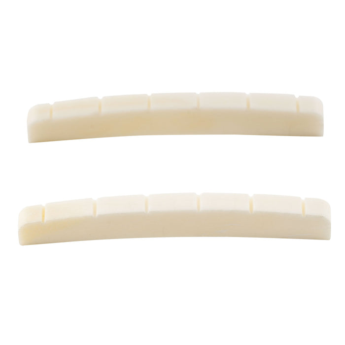 musiclily basic 43mm slotted curved bottom guitar bone nut for 6 string electric guitar 43x3 2x5 5 65mm mx0733 2