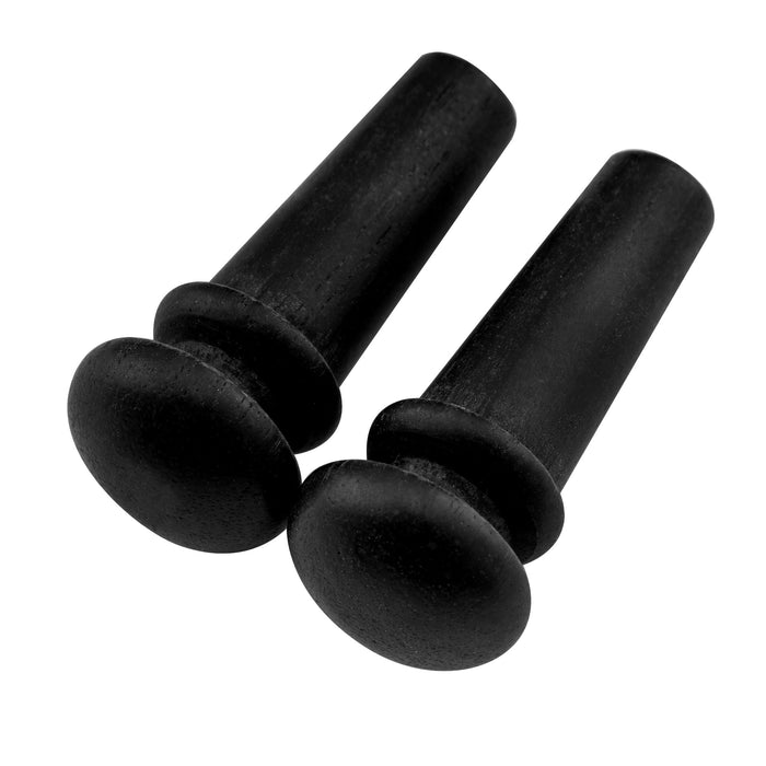 musiclily pro slotted ebony acoustic guitar endpin mx0748 2p