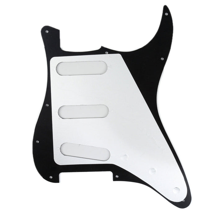Part of musiclily pro sss 11 hole left handed strat guitar pickguard for fender usa mexican made standard stratocaster standard modern style 3ply 4ply mx0752p