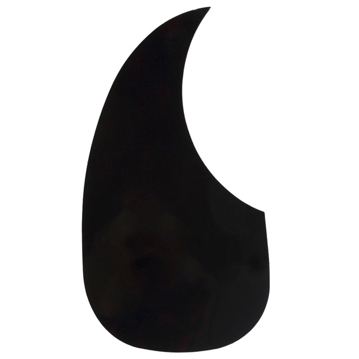 musiclily pro left handed oversize teardrop acoustic guitar self adhesive pickguard for martin d28 style guitar mx0761bk