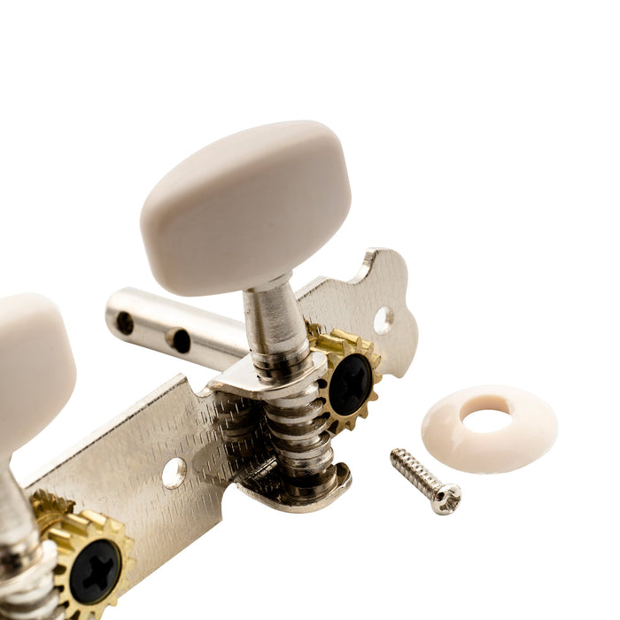 musiclily basic 3 on a plate short acoustic guitar tuning pegs keys machine heads tuners set nickel details