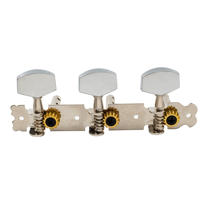 Part of 3 on a plate short acoustic guitar tuning pegs keys machine heads tuners set mx0799p