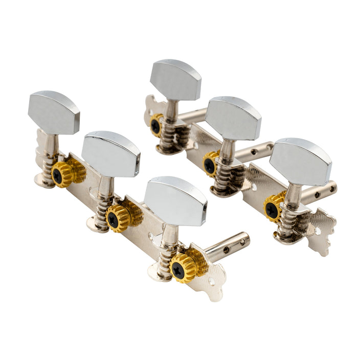 3 on a plate short acoustic guitar tuning pegs keys machine heads tuners set mx0799p
