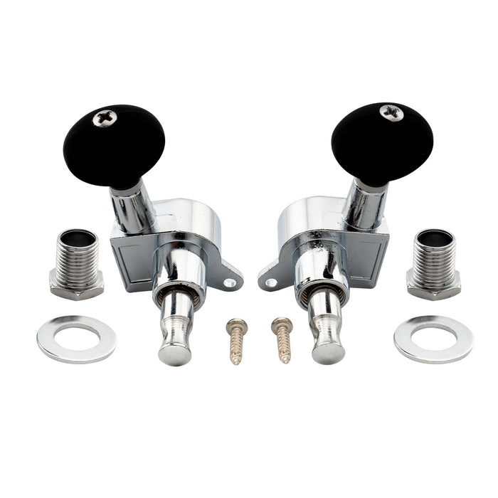 detail of musiclily basic 2r2l sealed ukulele tuners tuning pegs keys machine heads set mx0814p