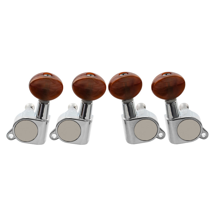 musiclily basic 2r2l sealed ukulele tuners tuning pegs keys machine heads set mx0814p