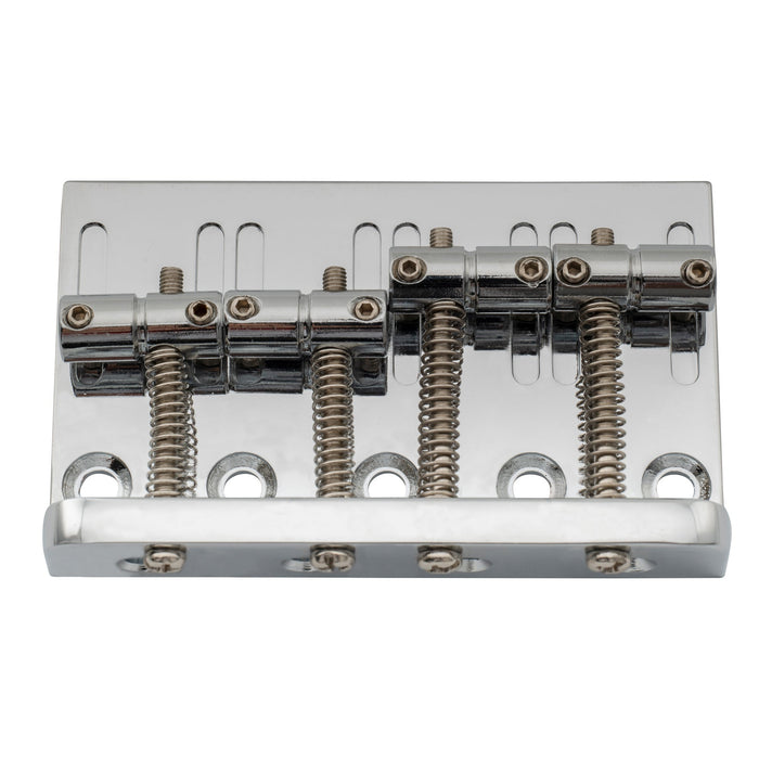 musiclily basic 57mm2 1 4 inch top loading fixed hardtail bass bridge for 4 string fender precision bass and jazz bass mx0830cr
