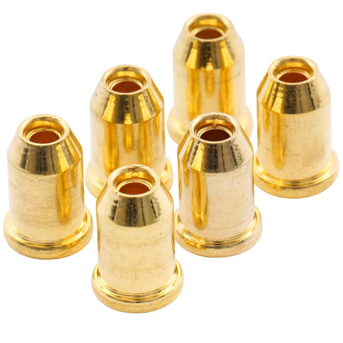 Part of musiclily basic steel vintage guitar through body smooth string mounting ferrules mx0847 6p