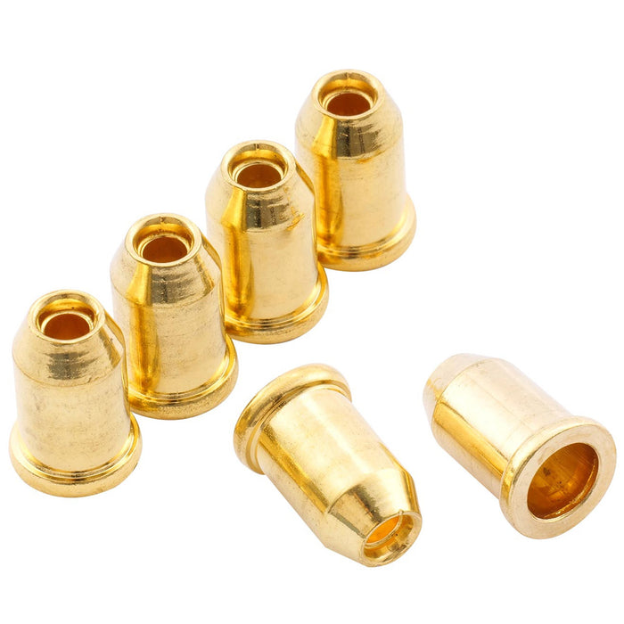 musiclily basic steel vintage guitar through body smooth string mounting ferrules mx0847 6p details