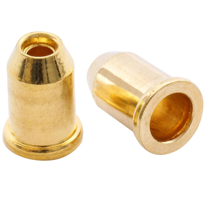 details of musiclily basic steel vintage guitar through body smooth string mounting ferrules mx0847 6p