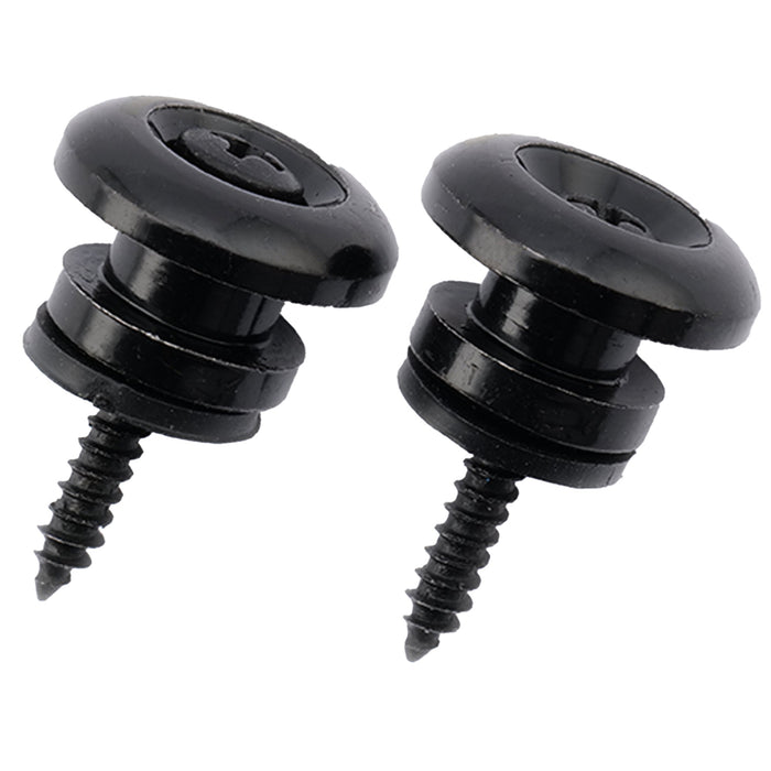 musiclily basic oversized guitar strap buttons locks end pins mx0852 2p, black
