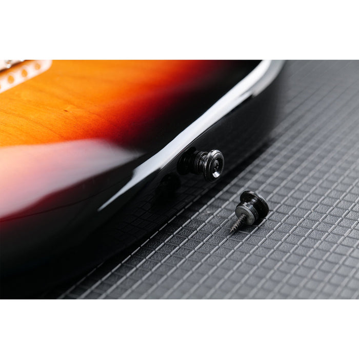 Application of musiclily basic large guitar strap buttons locks end pins mx0853 2p