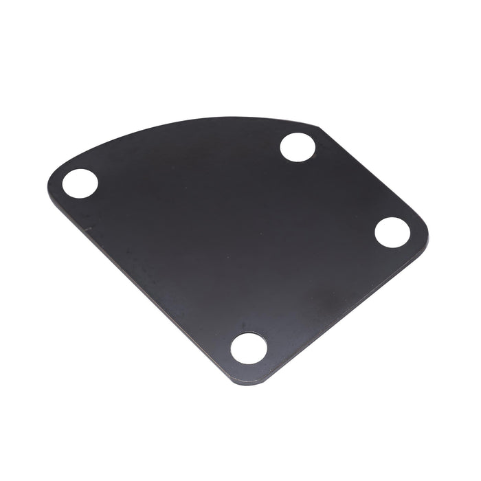 details of musiclily basic steel 4 holes curved guitar neck plate mx0882p