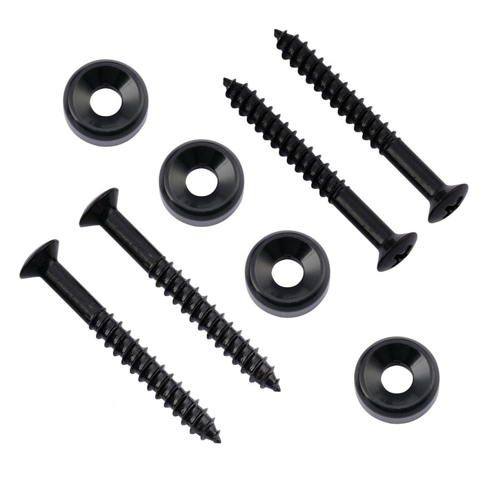 musiclily basic steel electric guitar bass neck joint bushings and bolts mx0883 4p details
