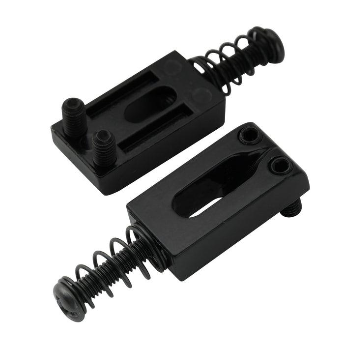 detail of musiclily basic 10 5mm rectangle tremolo guitar bridge saddles for electric guitar mx0884 6p