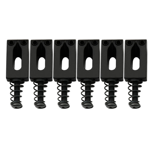 musiclily basic 10 5mm rectangle tremolo guitar bridge saddles for electric guitar mx0884 6p
