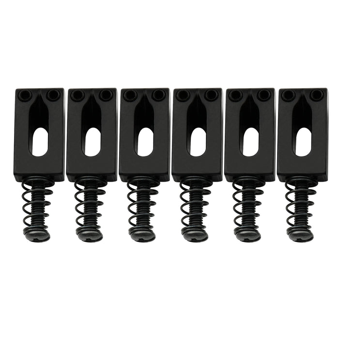 musiclily basic 10 5mm rectangle tremolo guitar bridge saddles for electric guitar mx0884 6p