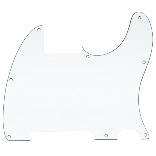 musiclily pro 8 hole tele pickguard blank for fender usa mexican standard esquire guitar 3ply 4ply mx0958p
