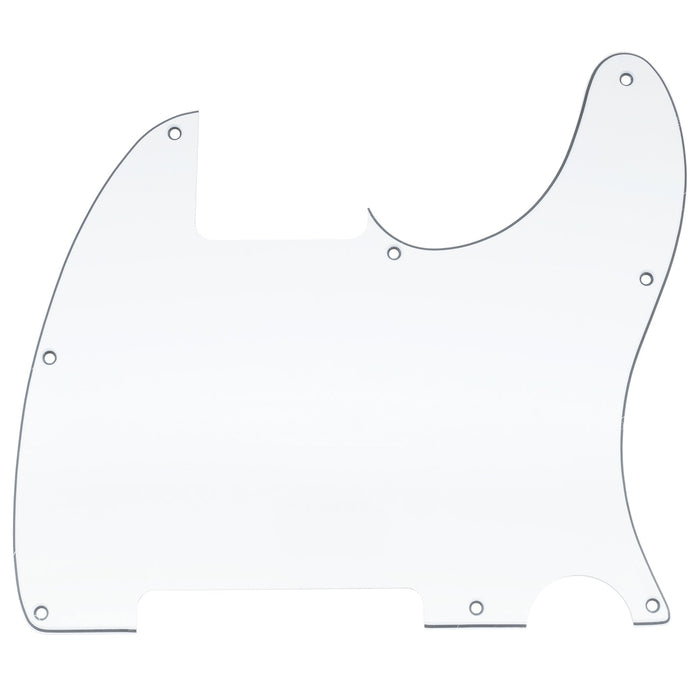 musiclily pro 8 hole tele pickguard blank for fender usa mexican standard esquire guitar 3ply 4ply mx0958p