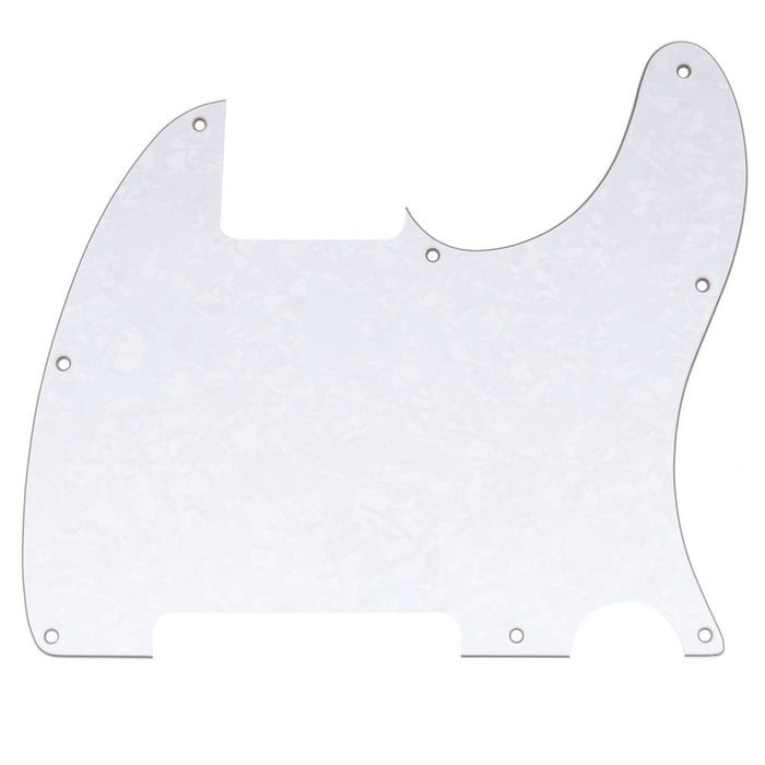 musiclily pro 8 hole tele pickguard blank for fender usa mexican standard esquire guitar 3ply 4ply mx0958p