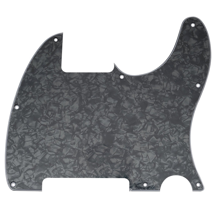 musiclily pro 8 hole tele pickguard blank for fender usa mexican standard esquire guitar 3ply 4ply mx0958p