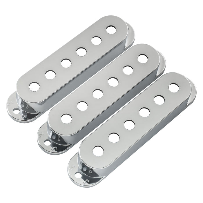 Part of musiclily basic 52mm plastic strat style guitar single coil pickup covers set mx1079cr 3