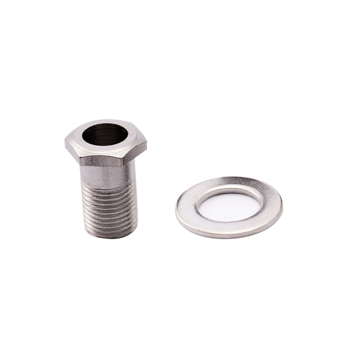 Musiclily Pro 10mm Staffa Standard e Set di 14mm Anelli Spessore per Chitarra Elettrica Moderna Accordatori Tuner a Tenuta Integrale, Set di 6