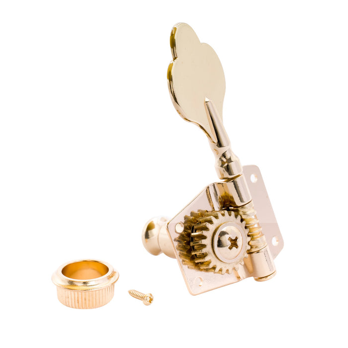 Musiclily Pro 18mm ペグブッシュ オープンスタイル エレキベースのチューニングペグマシンヘッド用 ブラック(4個セット)