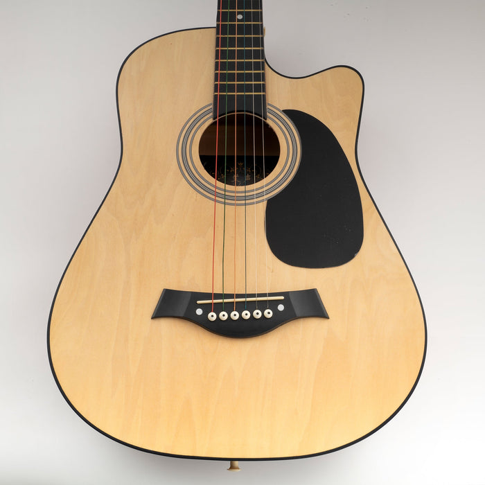 Application of musiclily pro self adhesive teardrop acoustic guitar pickguard for martin d28 style guitar mx1147bk