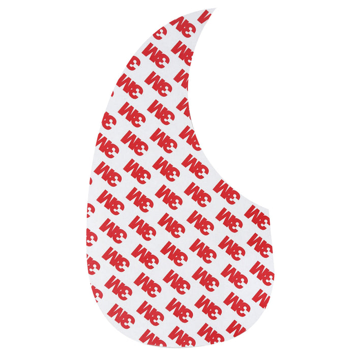 Part of musiclily pro self adhesive teardrop acoustic guitar pickguard for martin d28 style guitar mx1147bk