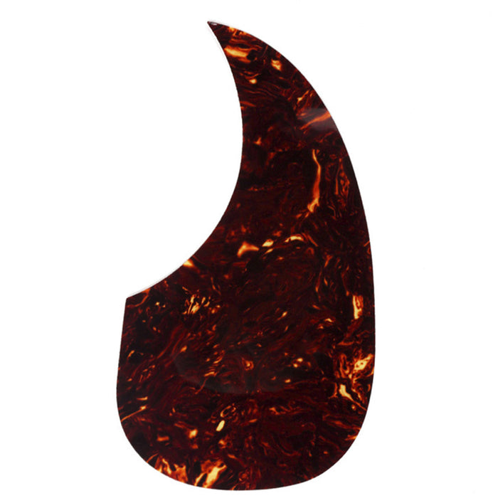 musiclily pro self adhesive teardrop acoustic guitar pickguard for martin d28 style guitar mx1147bk, tortoise shell