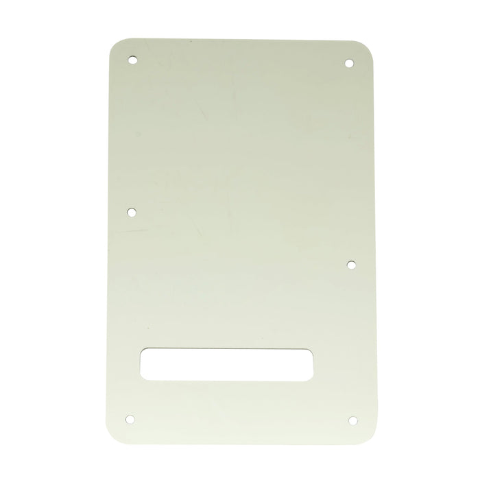 Musiclily Pro STタイプバックプレート モダンスタイル USA/メキシコFender Stratストラトエレキギター用 3プライ ホワイト