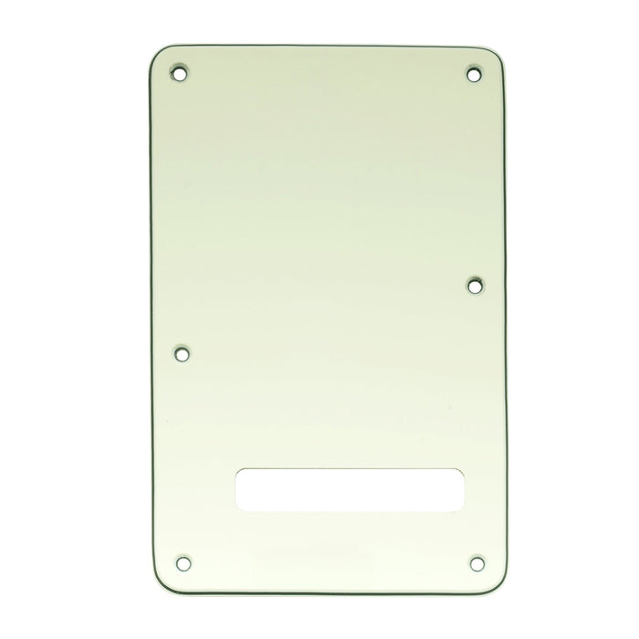 musiclily pro guitar strat back plate for fender usa mexican standard stratocaster modern style 1 3 4 ply mx0021p, mint ivory color