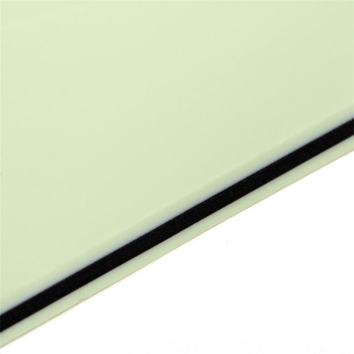 Musiclily Pro STタイプバックプレート モダンスタイル USA/メキシコFender Stratストラトエレキギター用 3プライ ホワイト