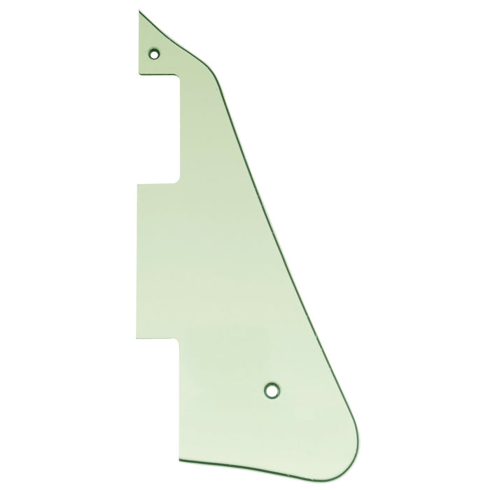 musiclily pro electric guitar pickguard compatible with usa lp modern style 1 3 4 ply mx0066p, mint green