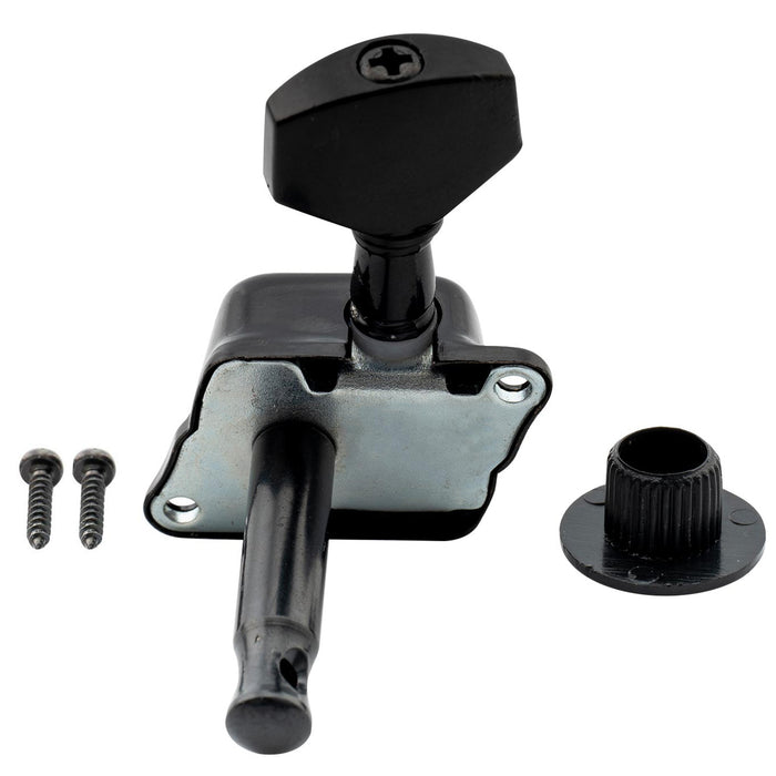 detail of musiclily basic 6 in line semi sealed guitar tuners tuning pegs keys machine heads set for st squier style mx1161p