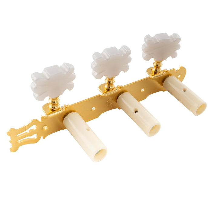 detail of musiclily pro 3 3 lyra classical guitar tuners tuning machines heads pegs keys mx1170p