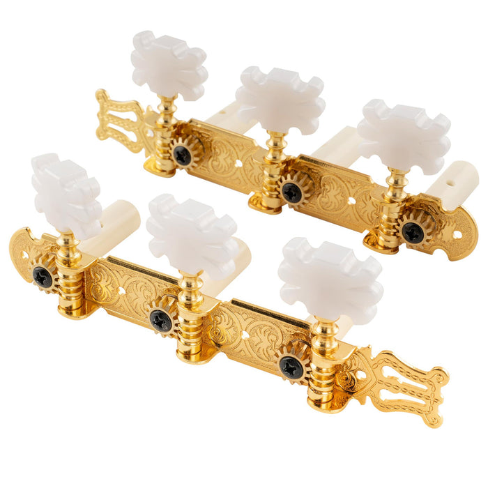 musiclily pro 3 3 lyra classical guitar tuners tuning machines heads pegs keys mx1170p