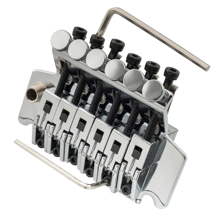 musiclily pro 54mm2 1 8 inch guitar double locking tremolo bridge assembly set for electric guitar mx1265cr details