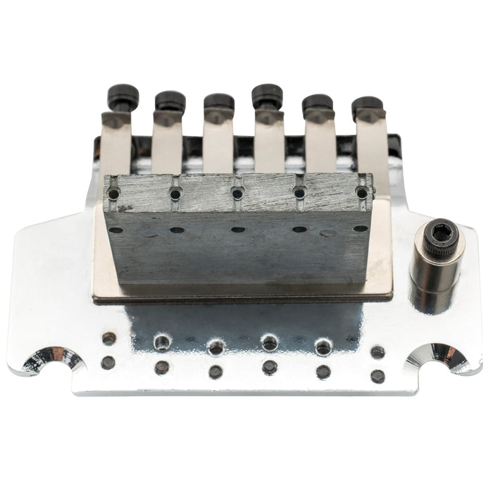 details of musiclily pro 54mm2 1 8 inch guitar double locking tremolo bridge assembly set for electric guitar mx1265cr