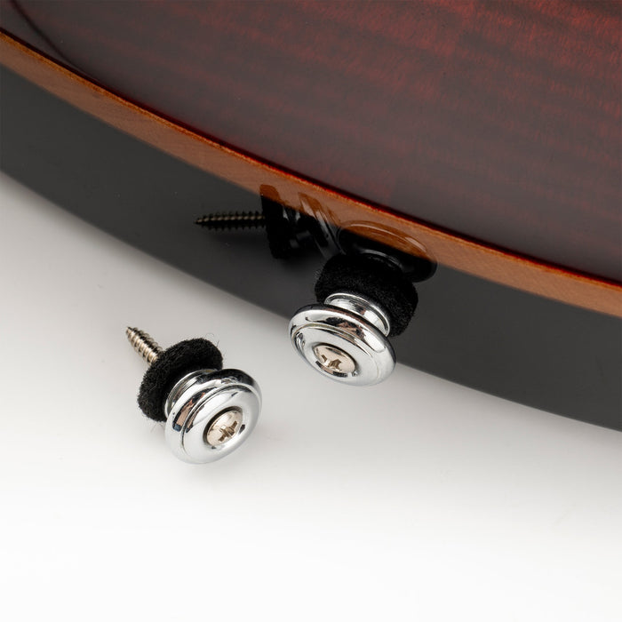 Application of musiclily pro metal guitar strap buttons end pins for electric guitar mx1284cr 4