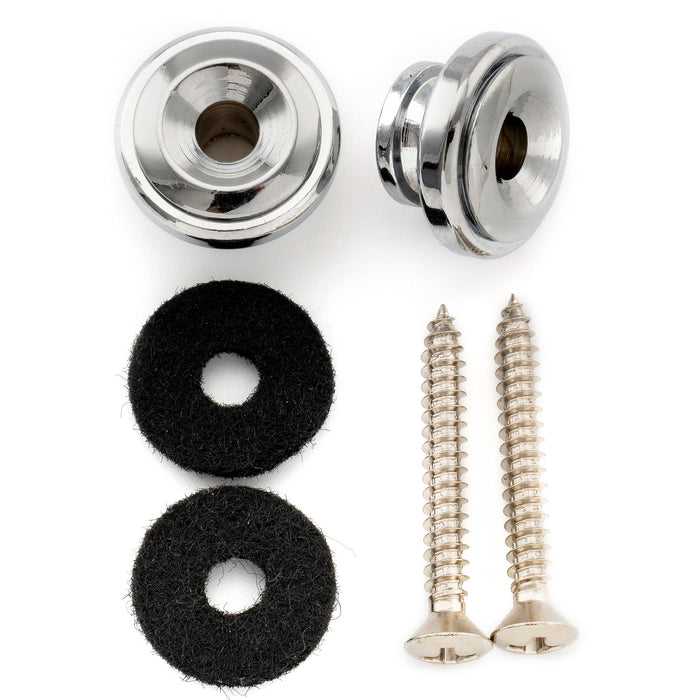 Part of musiclily pro metal guitar strap buttons end pins for electric guitar mx1284cr 4