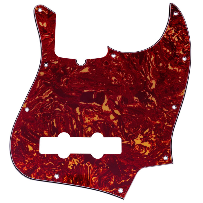 musiclily pro 10 hole modern style j bass pickguard for 4 string american jazz bass 1 3 4 ply mx1302p