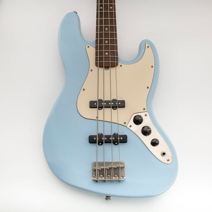 Musiclily Pro 10穴 ヴィンテージ/モダンスタイルなJBジャズベース用ピックガード 4弦Fender Jazz Bassエレキベース用 4プライ エイジドホワイトパール