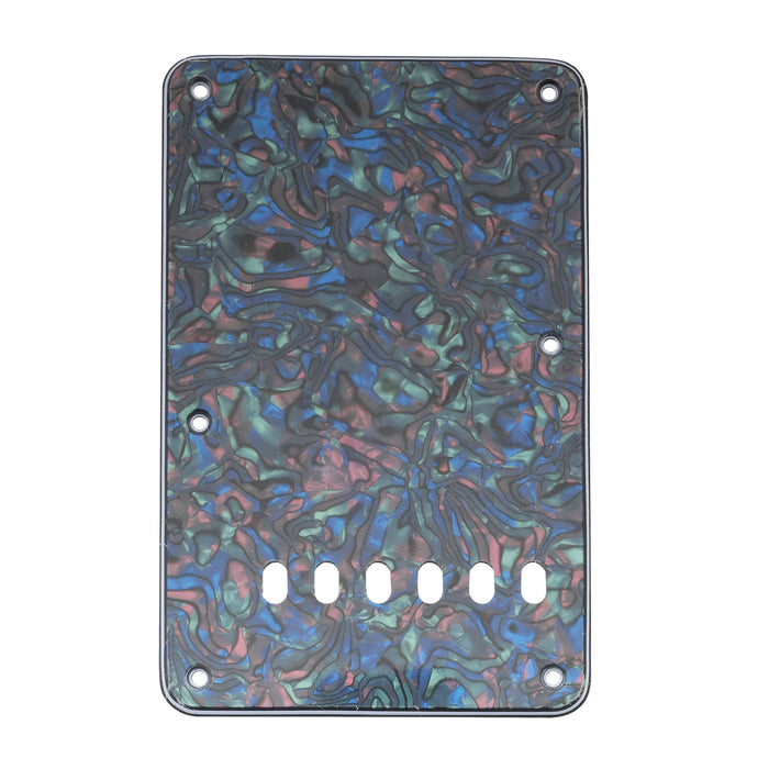 musiclily pro 6 holes back plate tremolo cavity cover backplate for affinity series squier strat style guitar mx1323as
